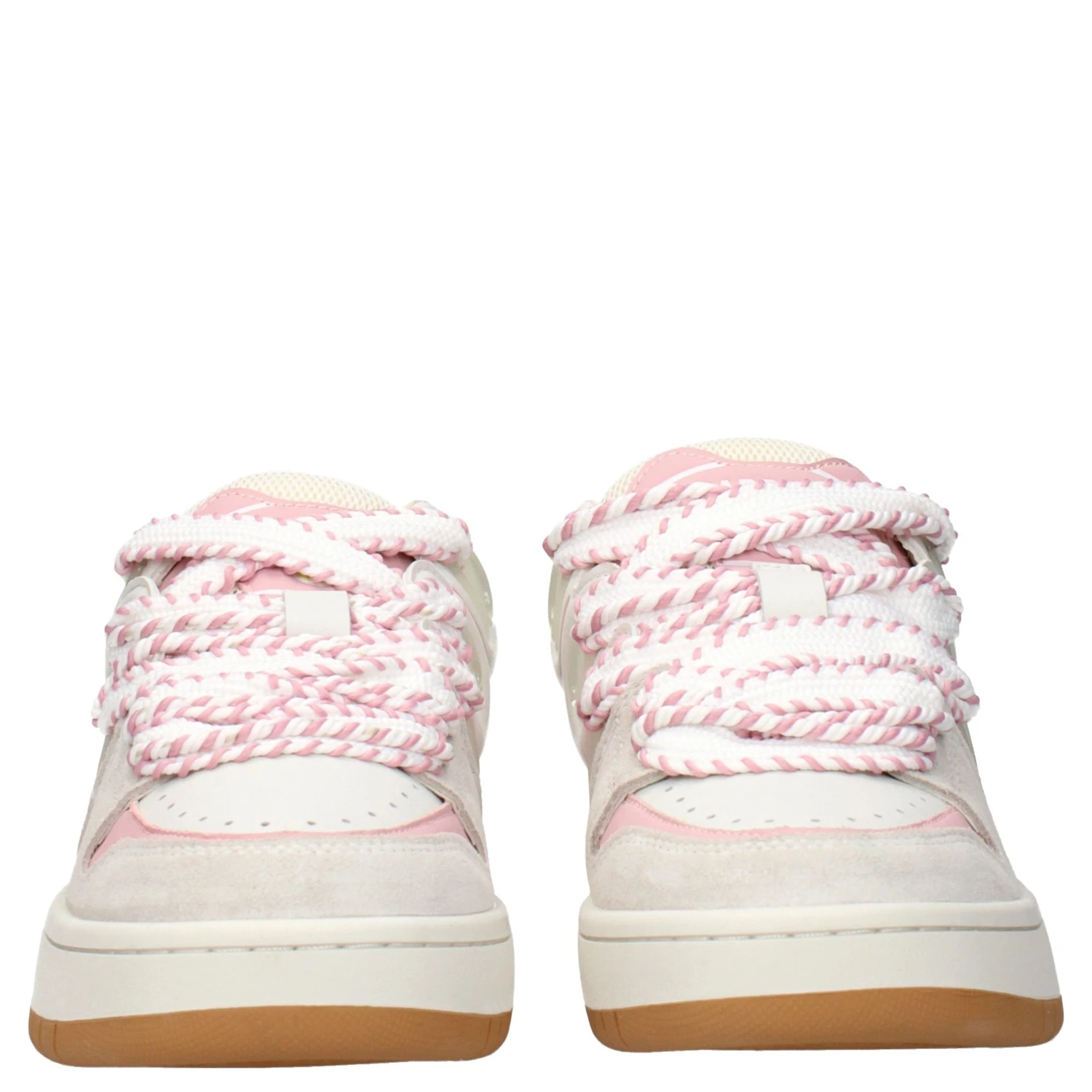 White Leather Low Top Sneakers
