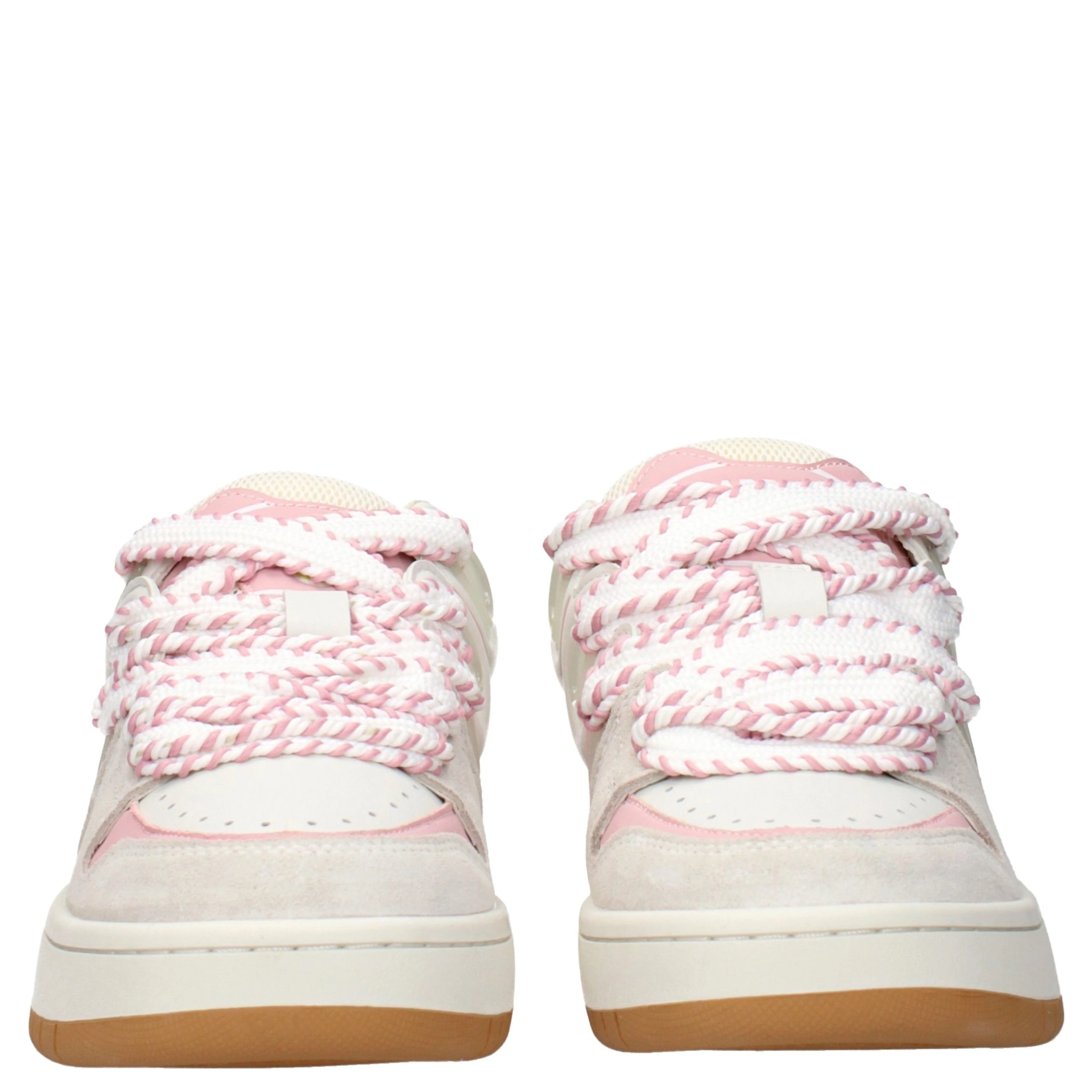 White Leather Low Top Sneakers