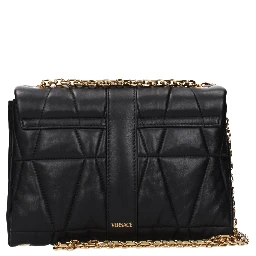 Black Leather Shoulder Bag