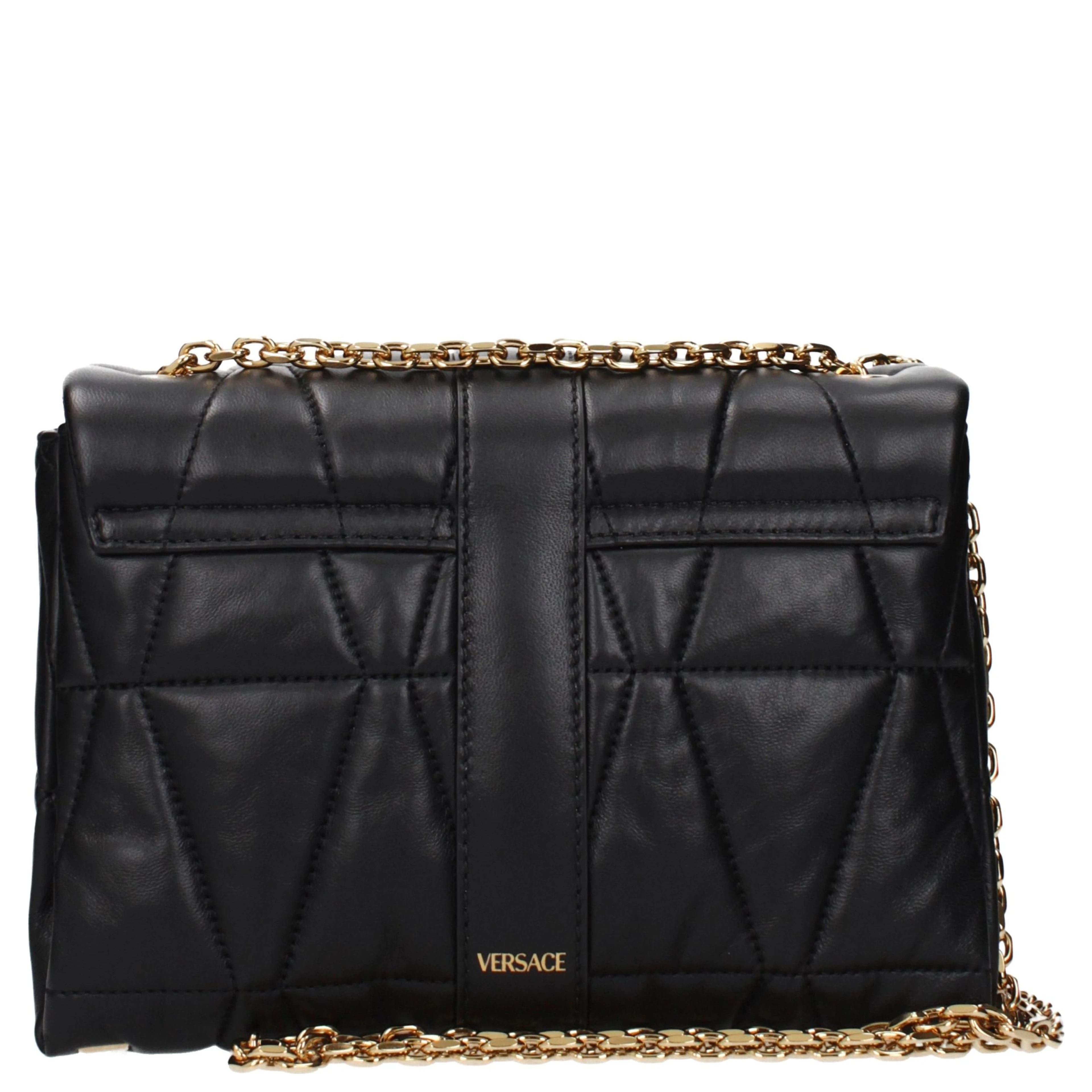 Black Leather Shoulder Bag