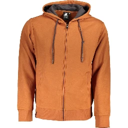 Brown Cotton Men's Sweatshirt