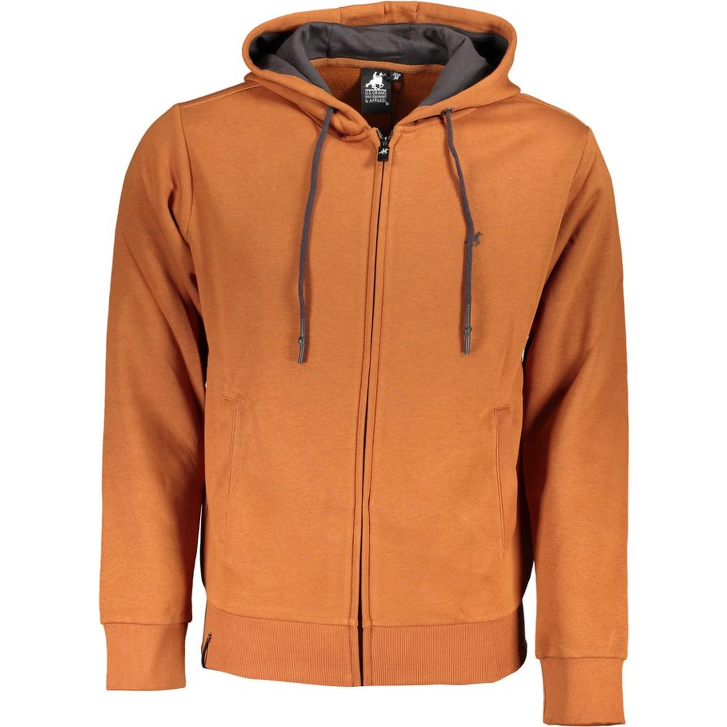 Brown Cotton Men's Sweatshirt