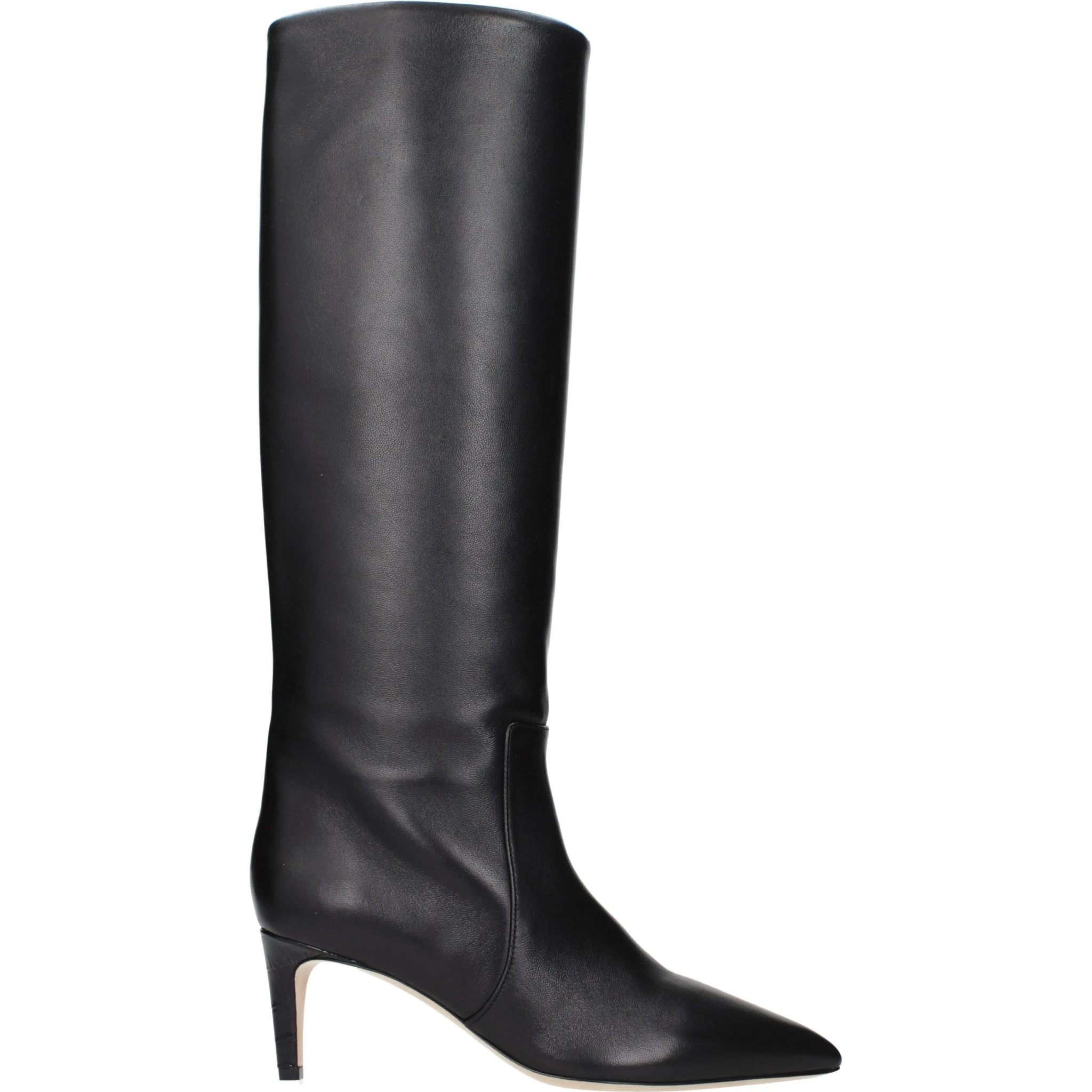 Black Leather Ankle Boots