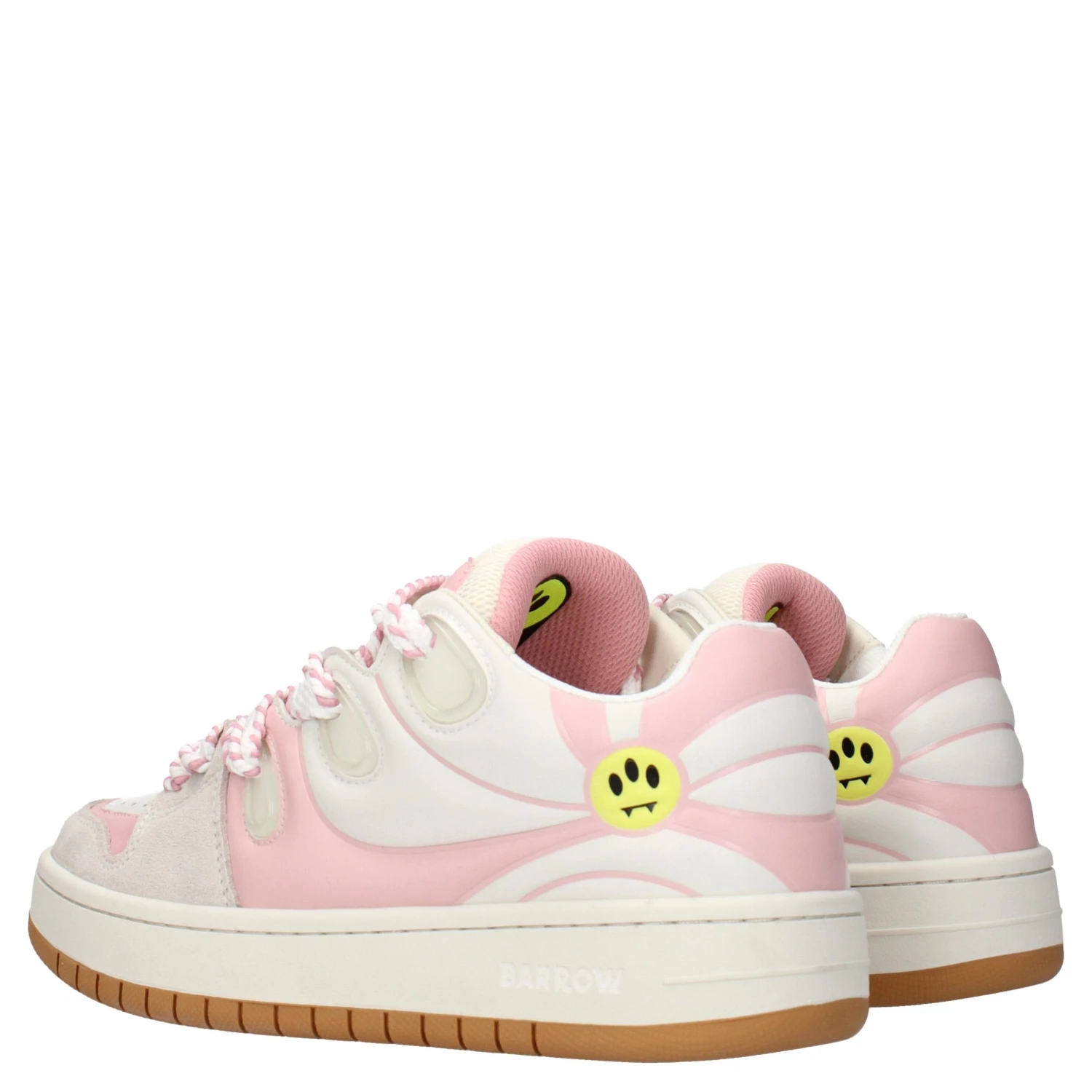 White Leather Low Top Sneakers