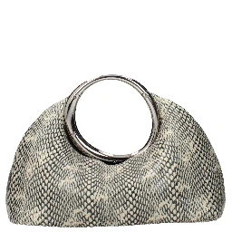 Beige Leather Handbag