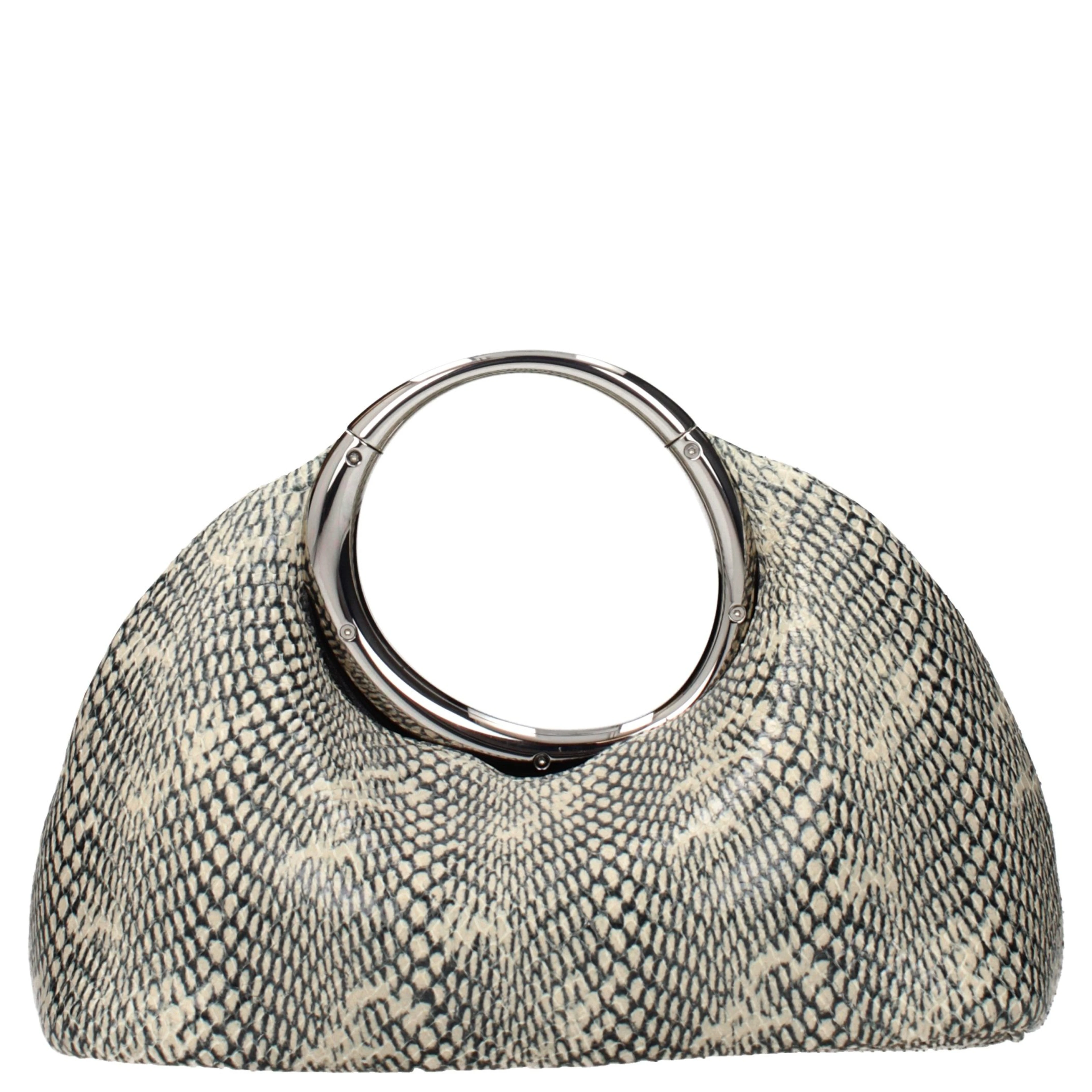 Beige Leather Handbag
