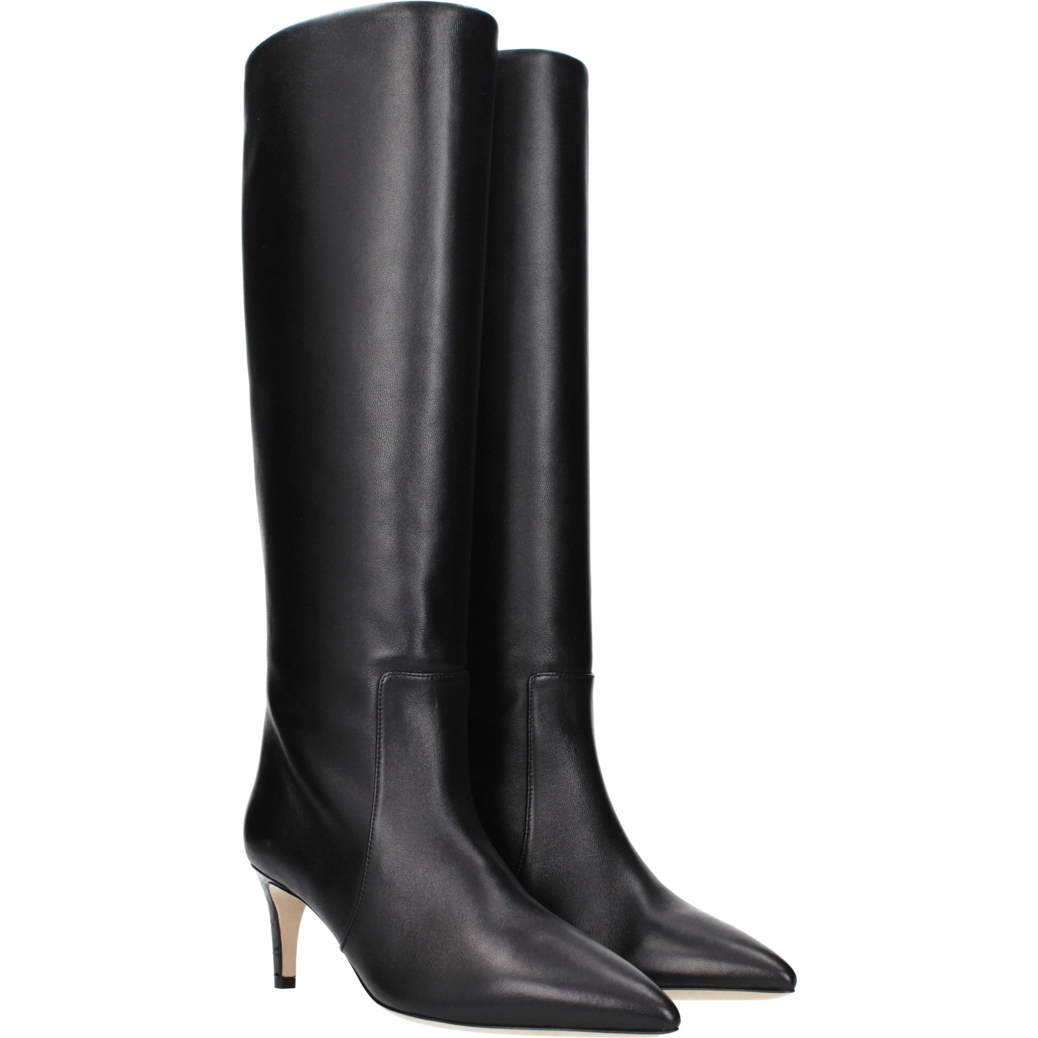Black Leather Ankle Boots