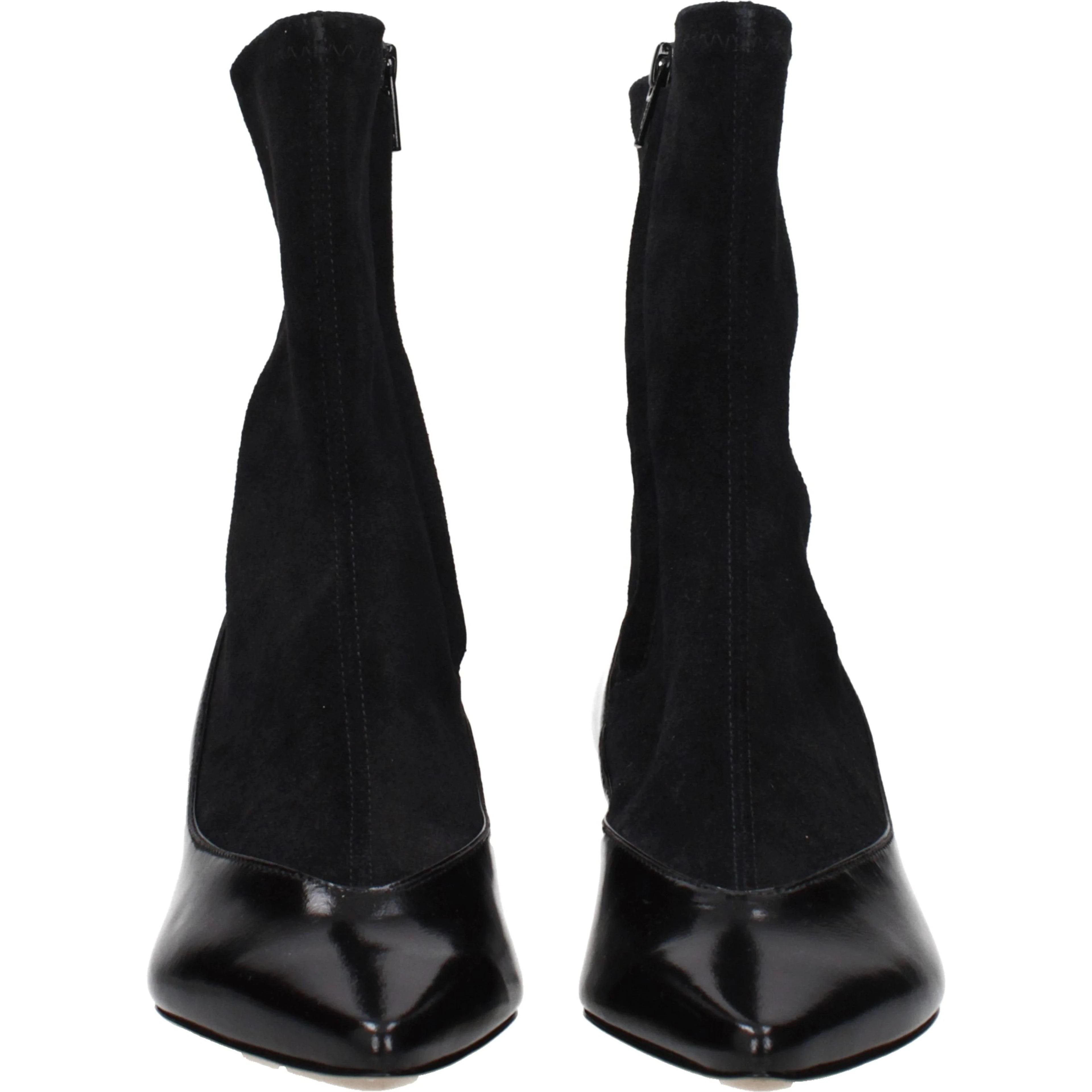 Black Leather Ankle Boots