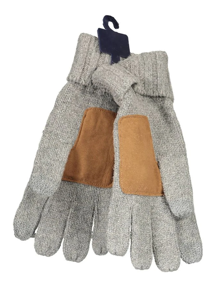Gray Wool Men's Glove