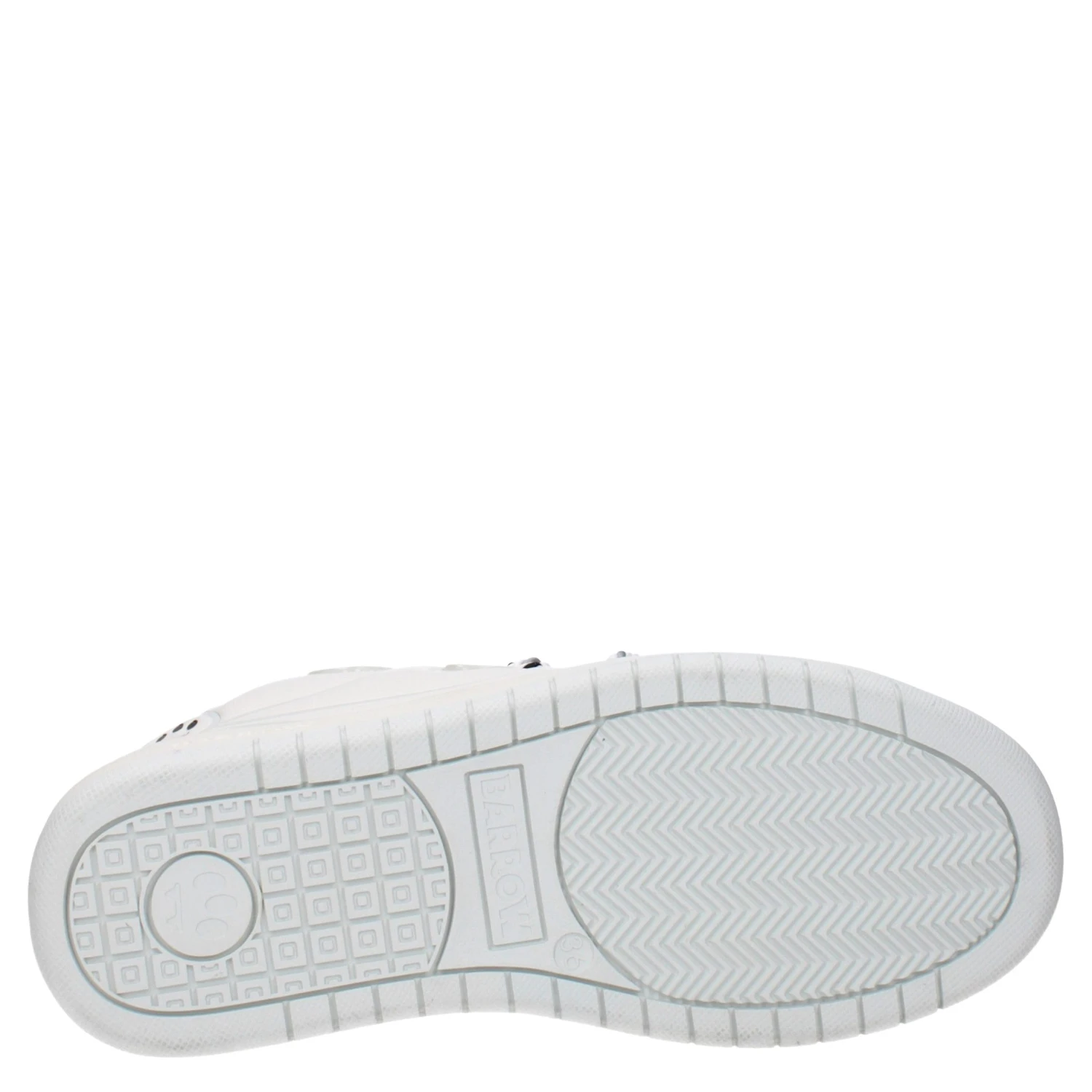 White Leather Low Top Sneakers