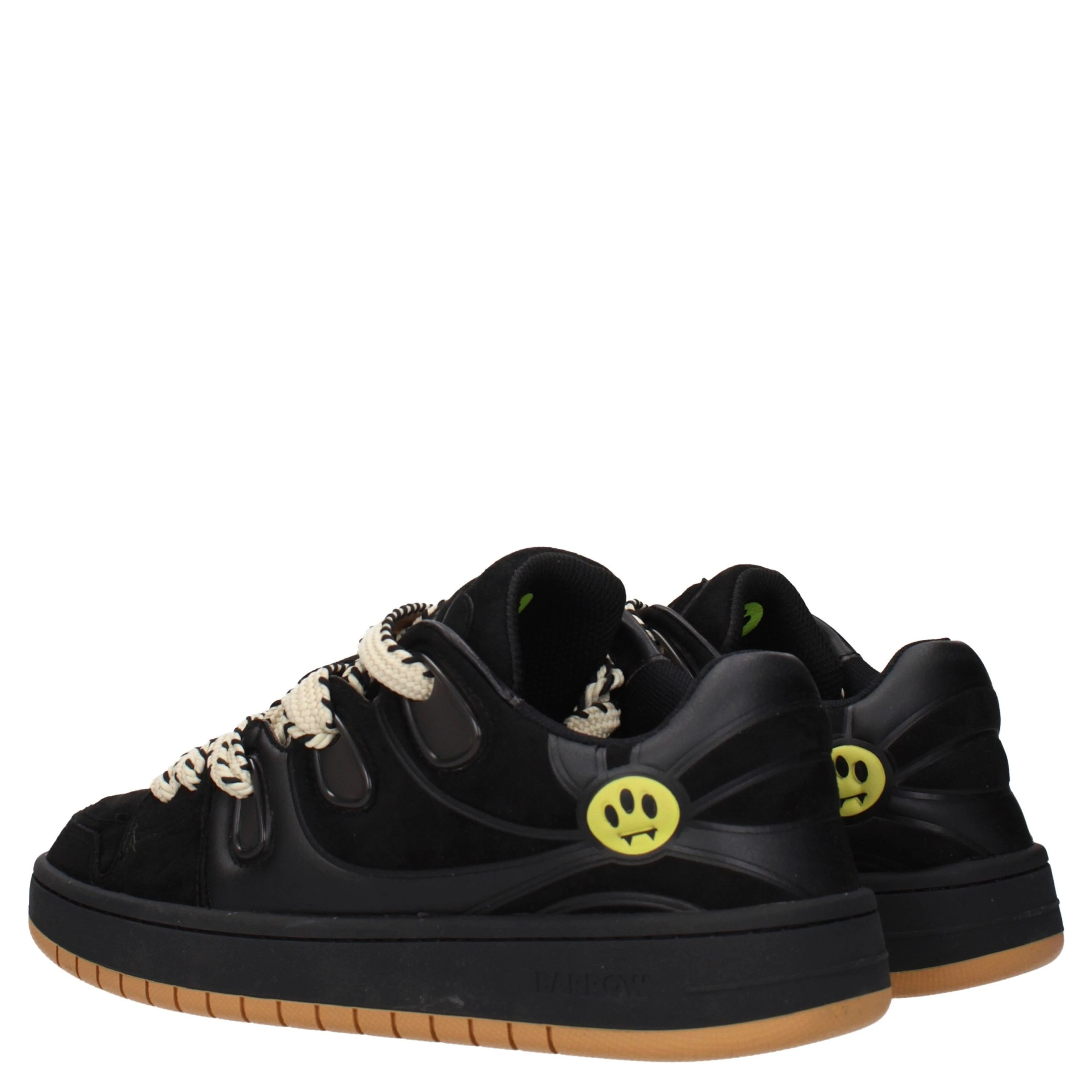 Black Leather Sneakers