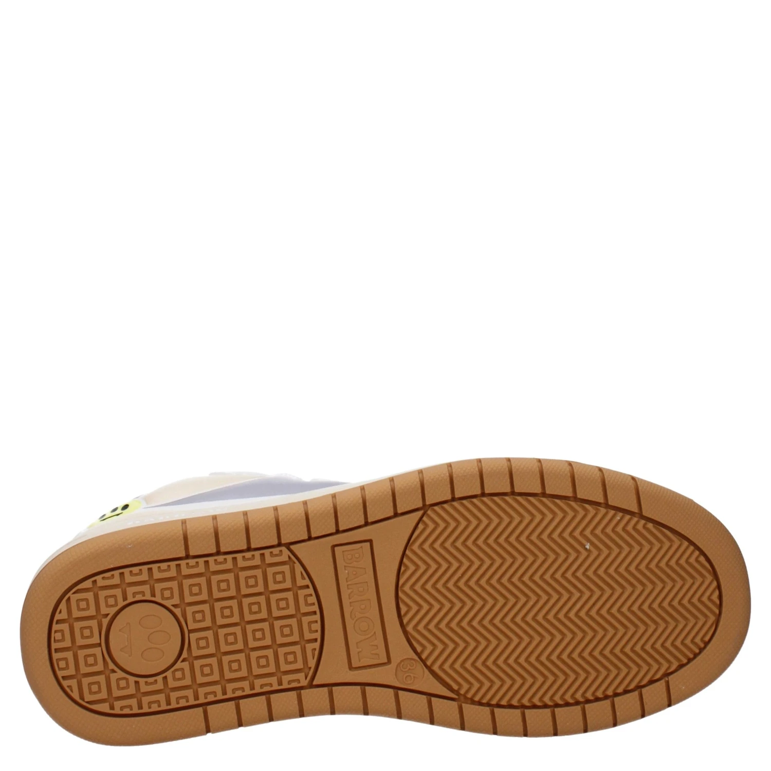 Beige Leather Low Top Sneakers
