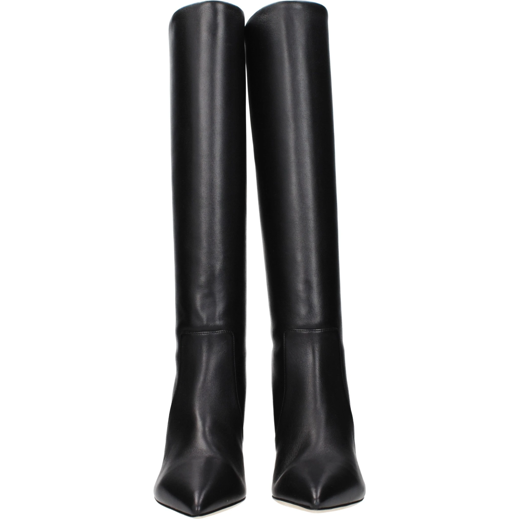 Black Leather Ankle Boots