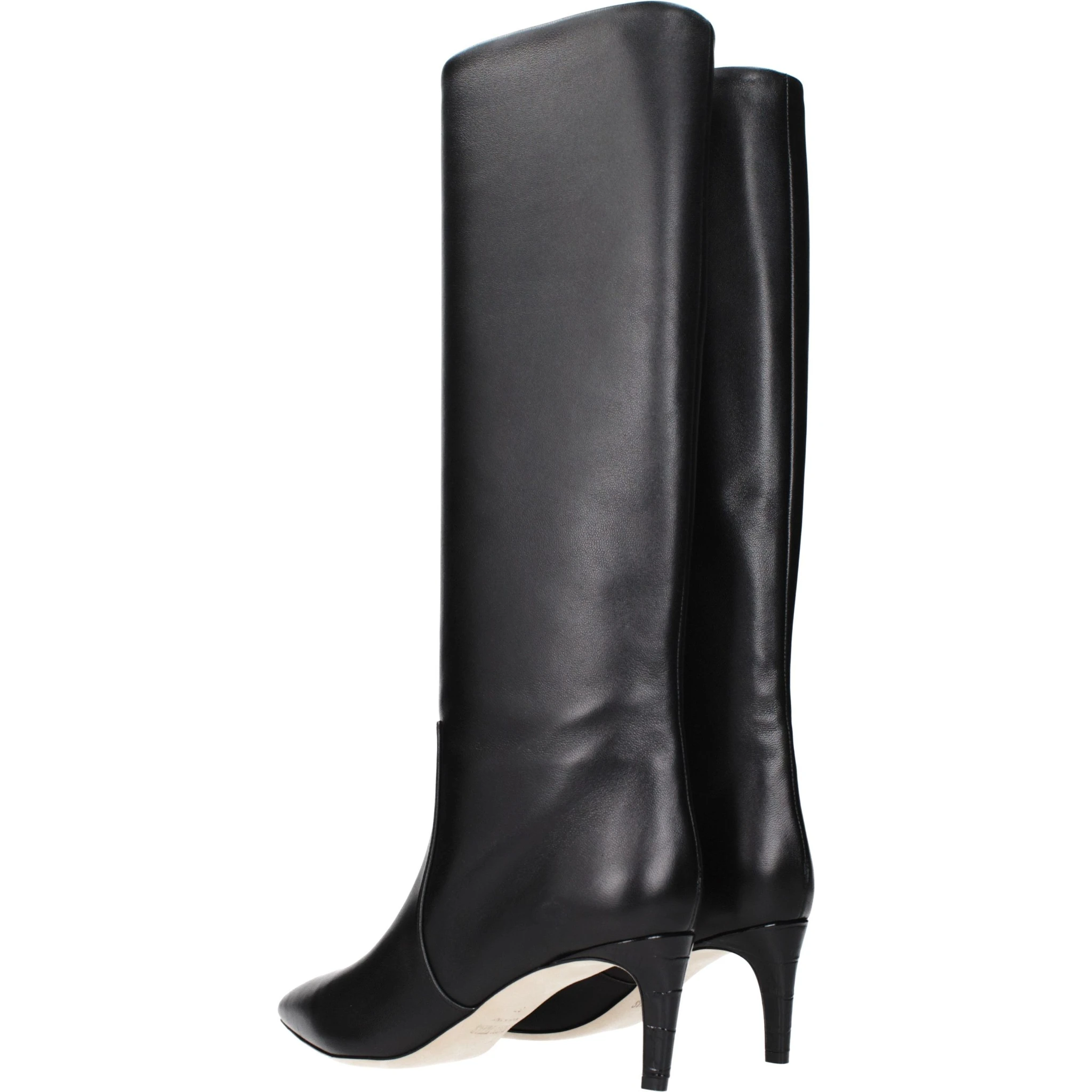 Black Leather Ankle Boots