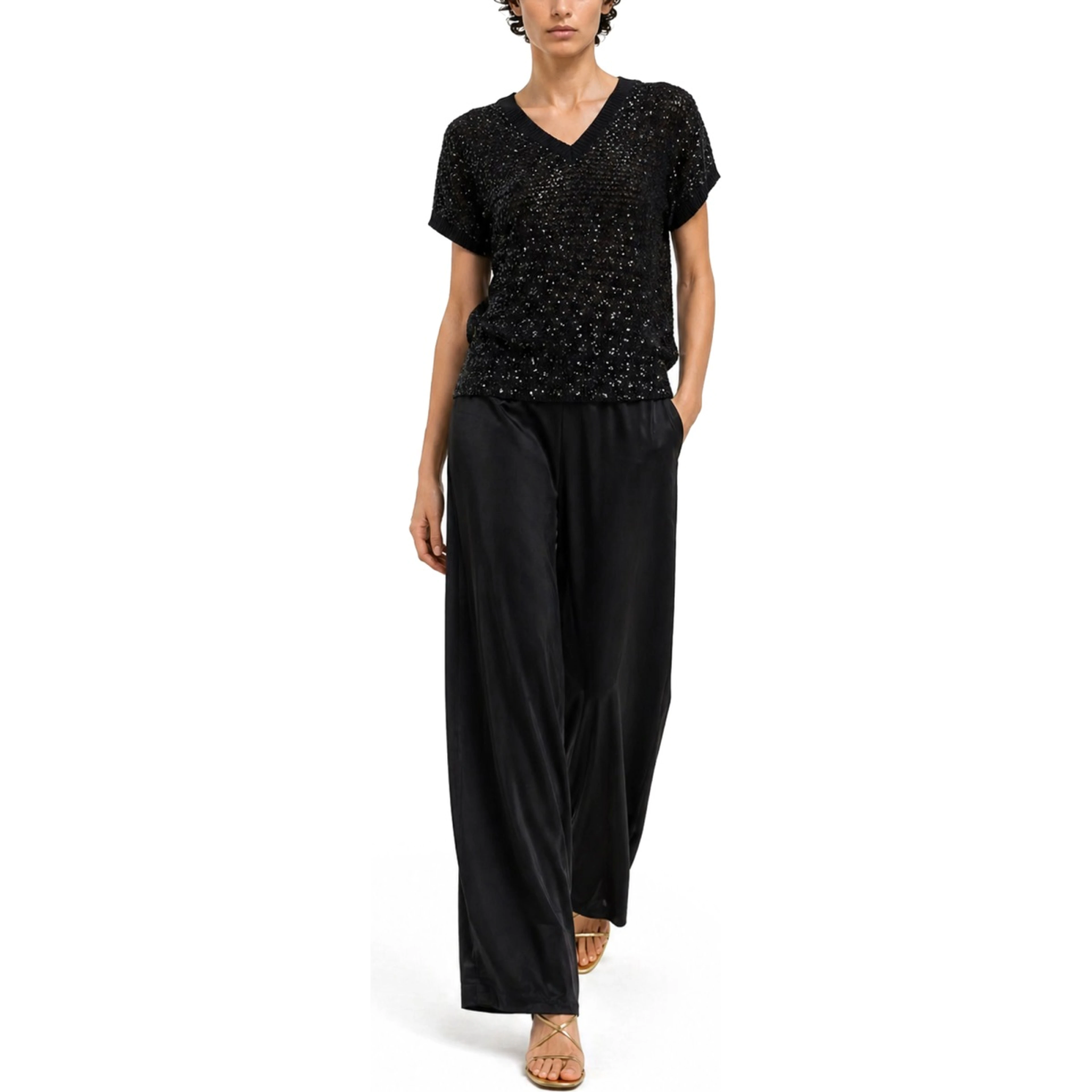 MAGLIA CON PAILLETTES
