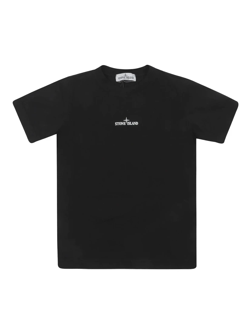 STONE ISLAND KIDS T-shirts and Polos Black