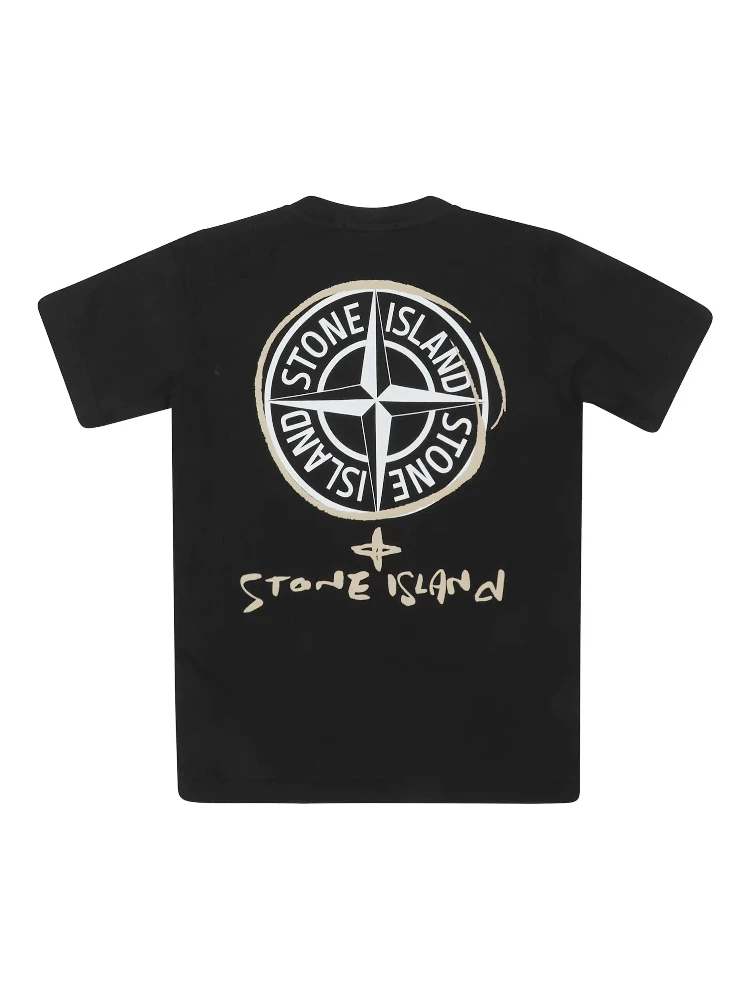 STONE ISLAND KIDS T-shirts and Polos Black alternative