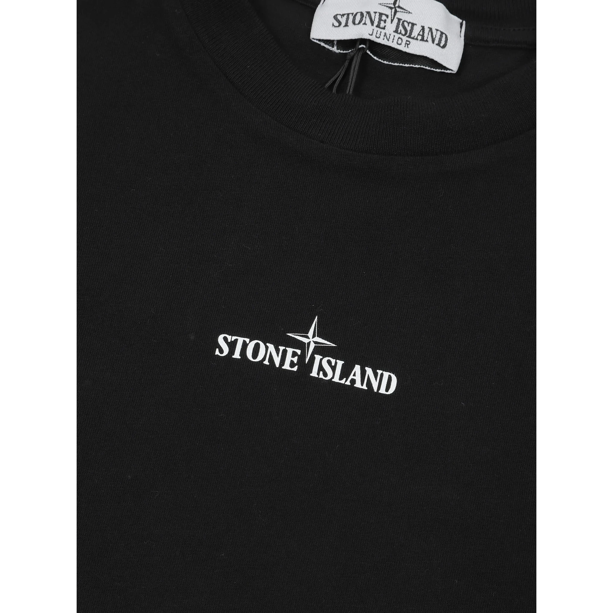 STONE ISLAND KIDS T-shirts and Polos Black