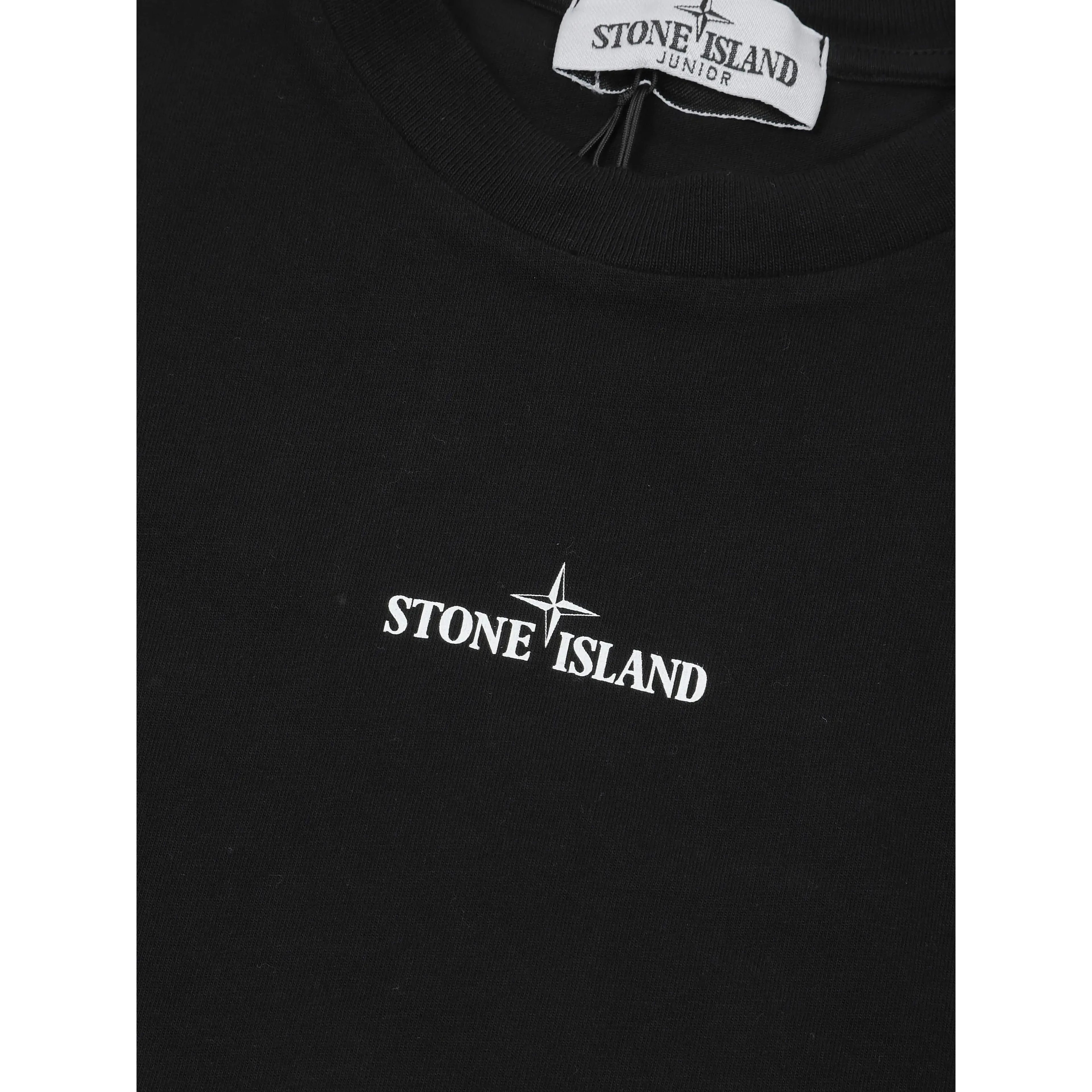 STONE ISLAND KIDS T-shirts and Polos Black