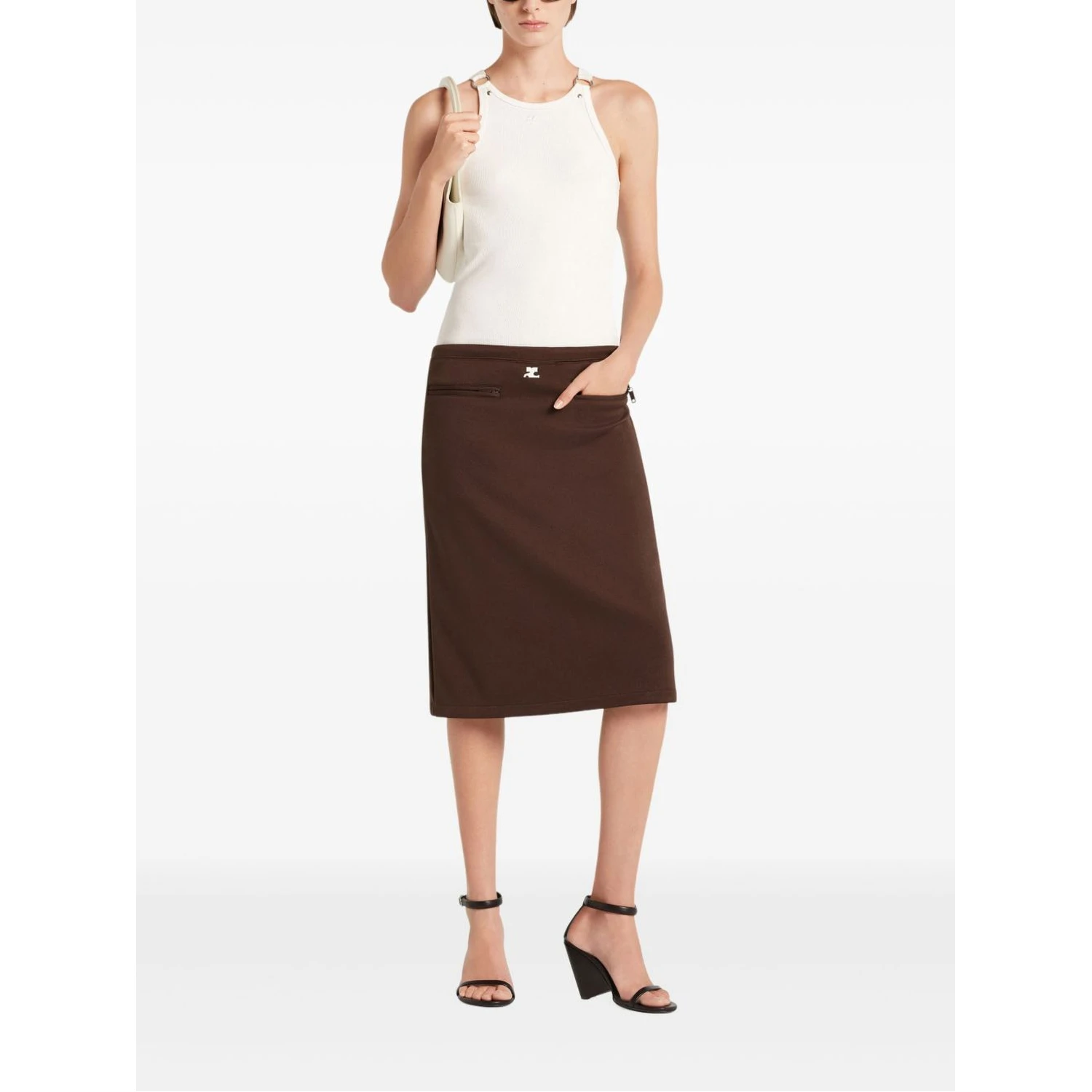 Courreges Skirts Brown