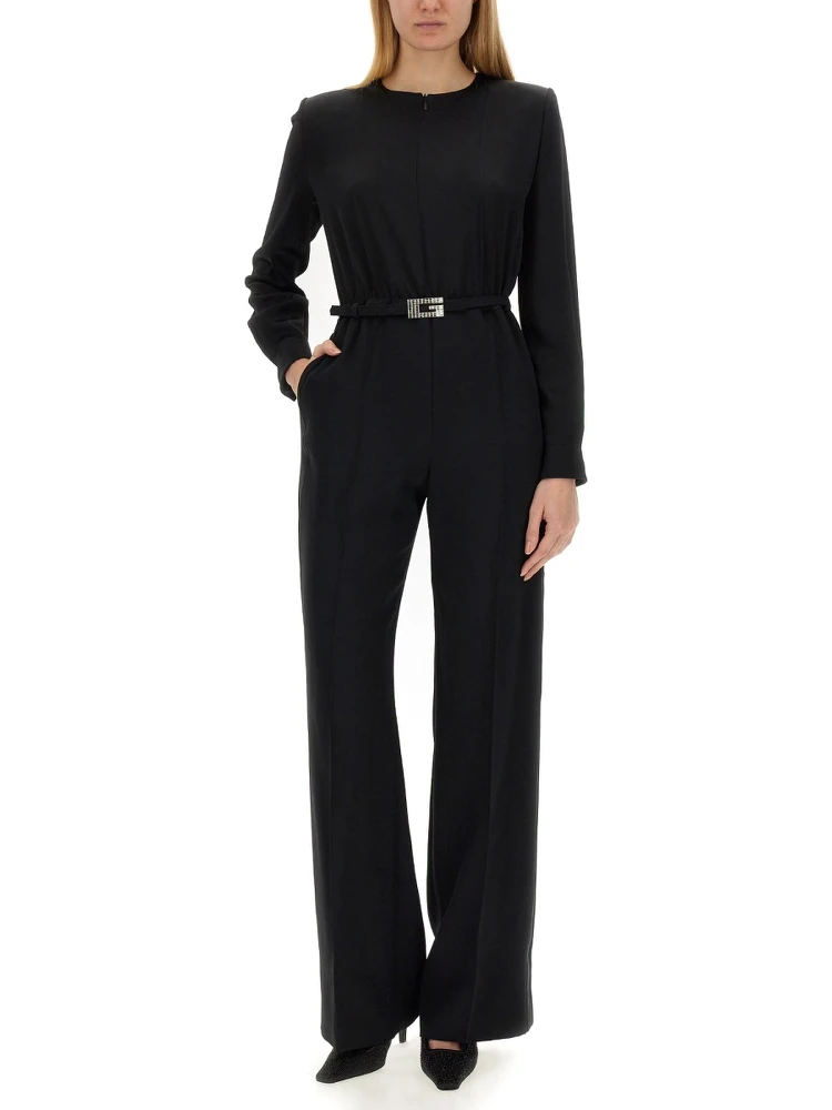 VISCOSE JUMPSUIT WITH BELT alternative