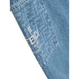 washed denim pants