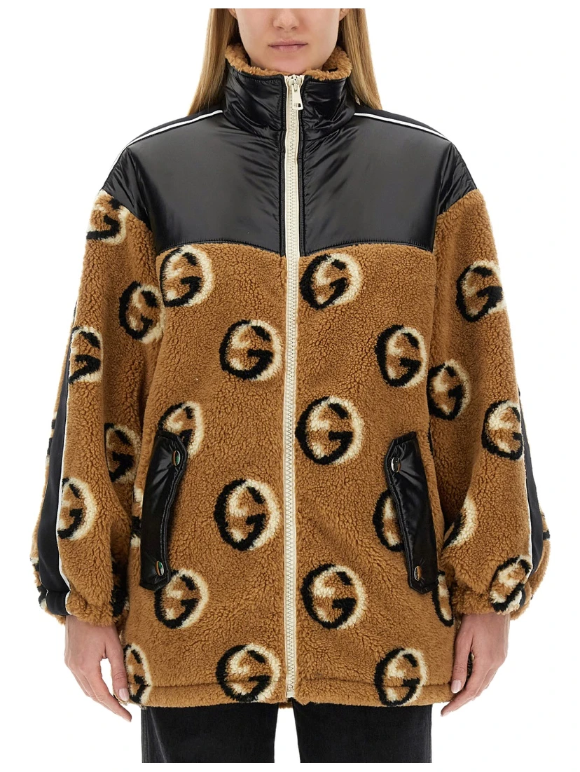 JACQUARD ZIPPER JACKET