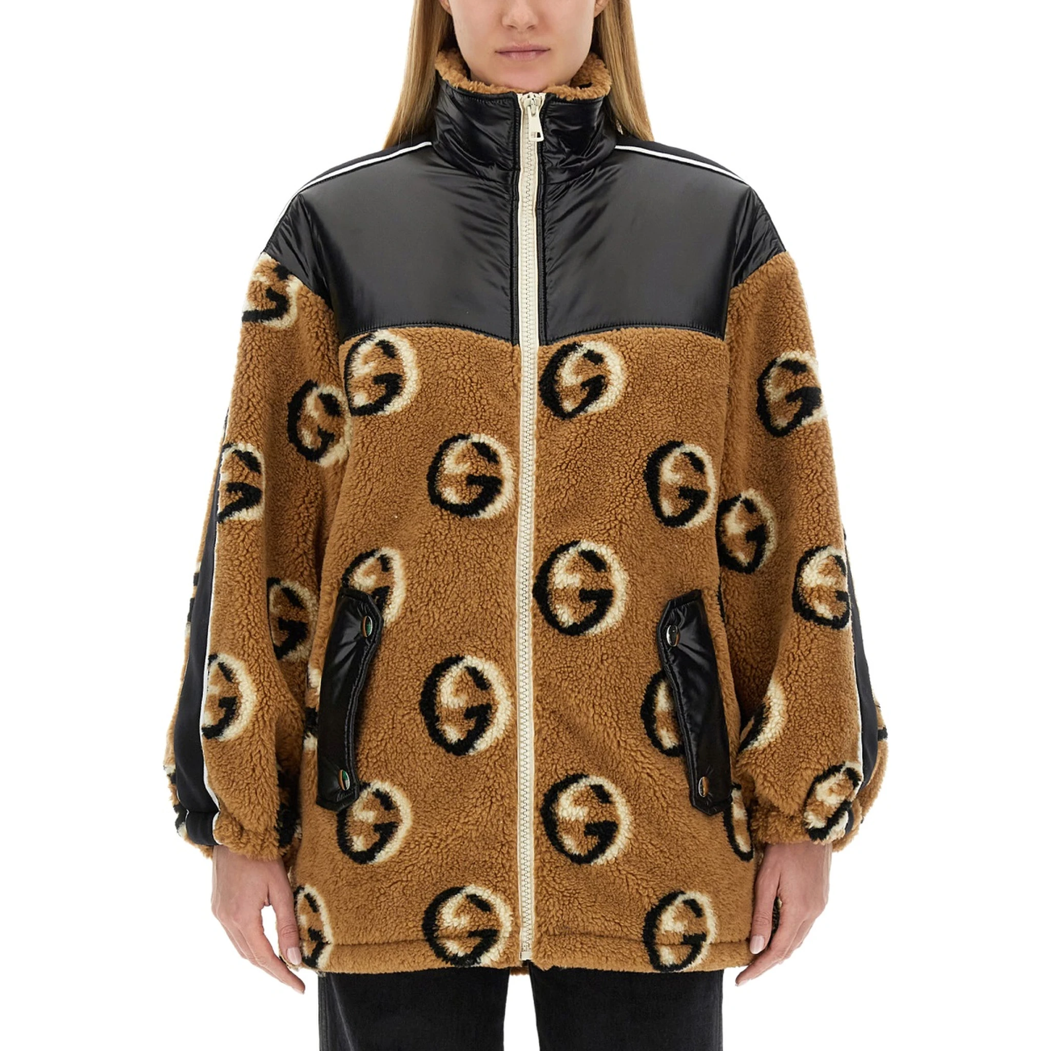 JACQUARD ZIPPER JACKET