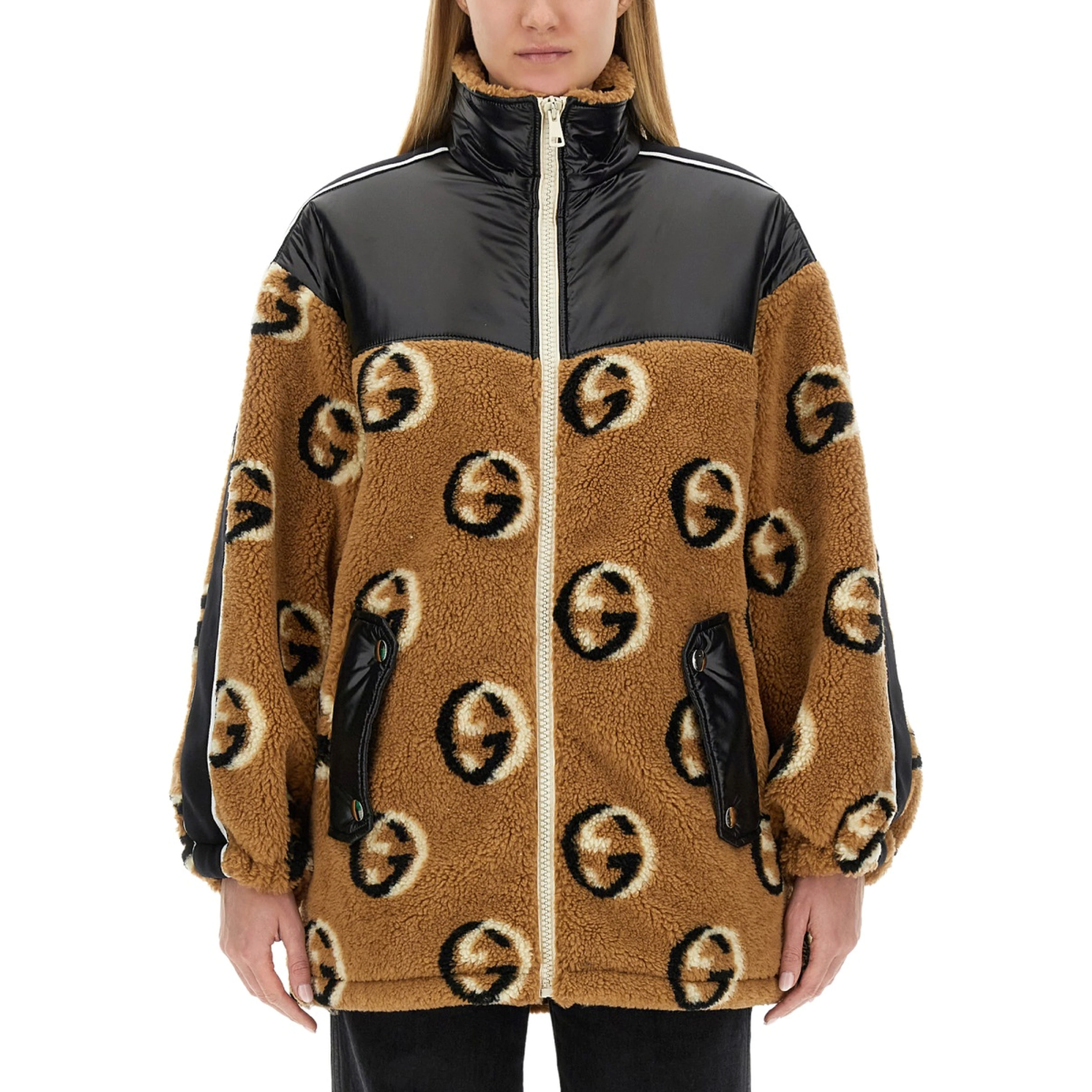 JACQUARD ZIPPER JACKET