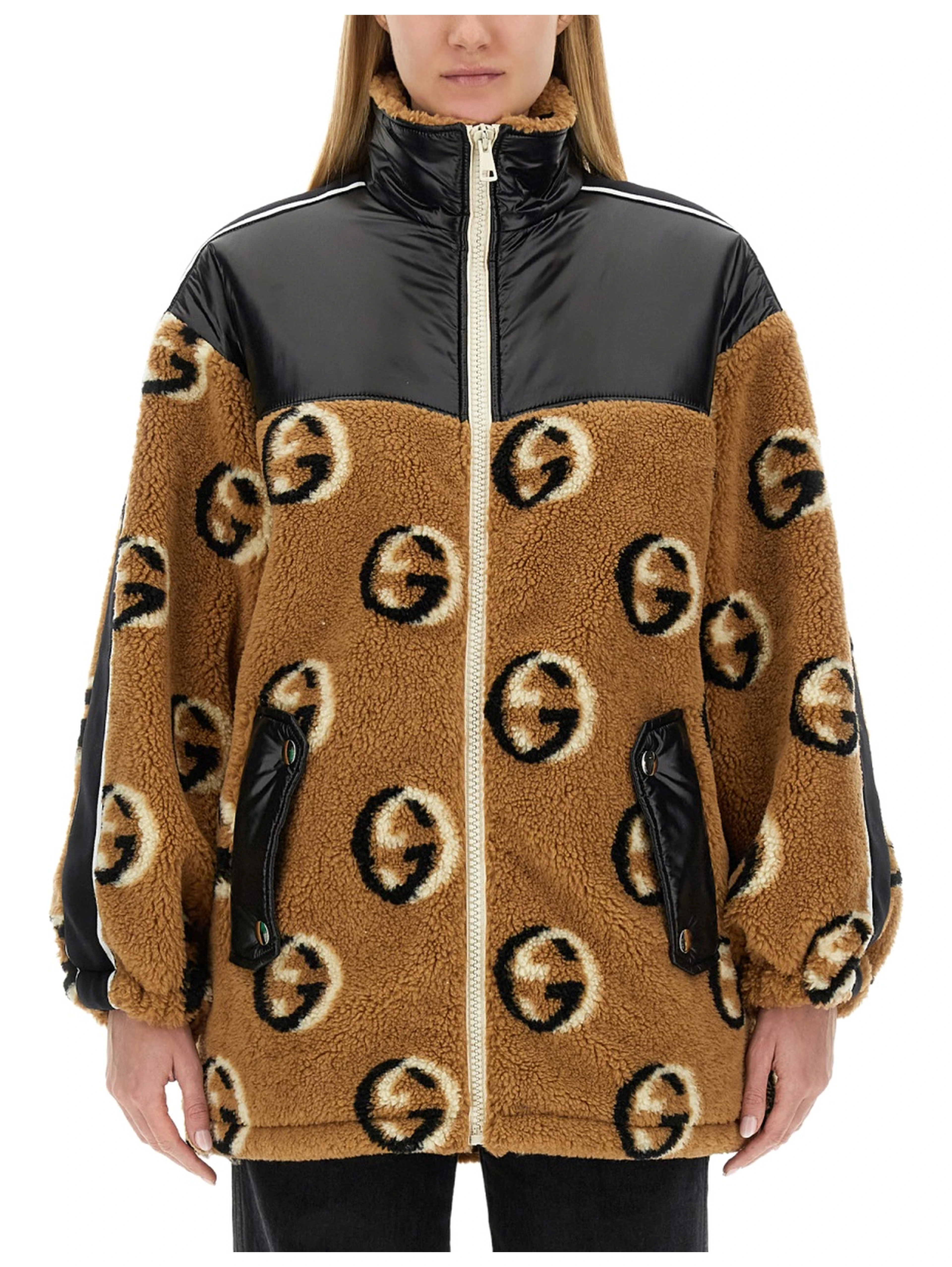 JACQUARD ZIPPER JACKET