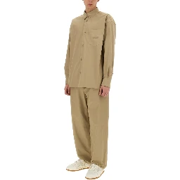 HEAVY COTTON POPLIN PANTS