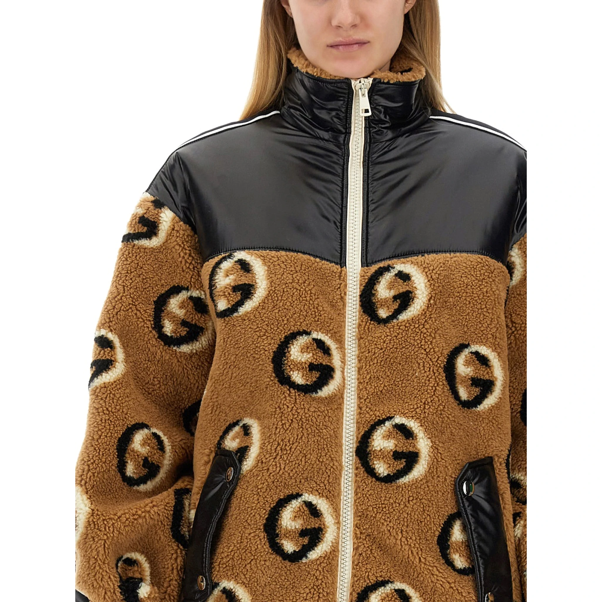 JACQUARD ZIPPER JACKET