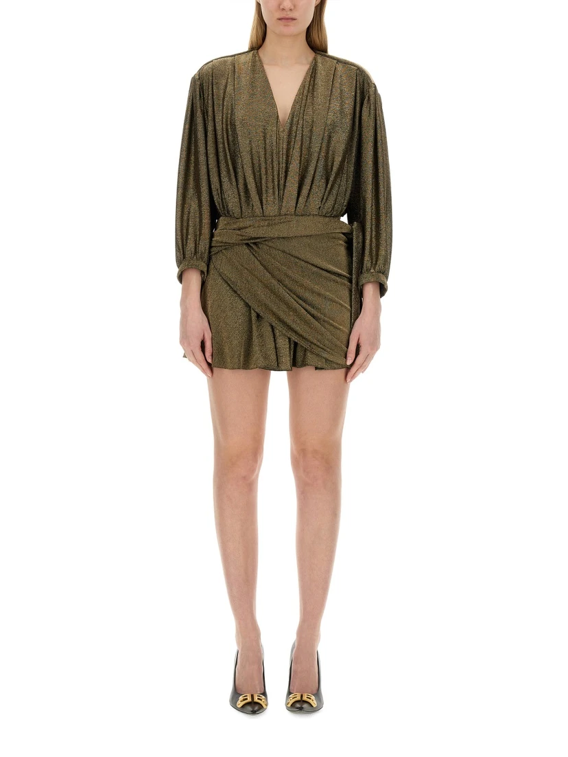 V-NECK DRESS
