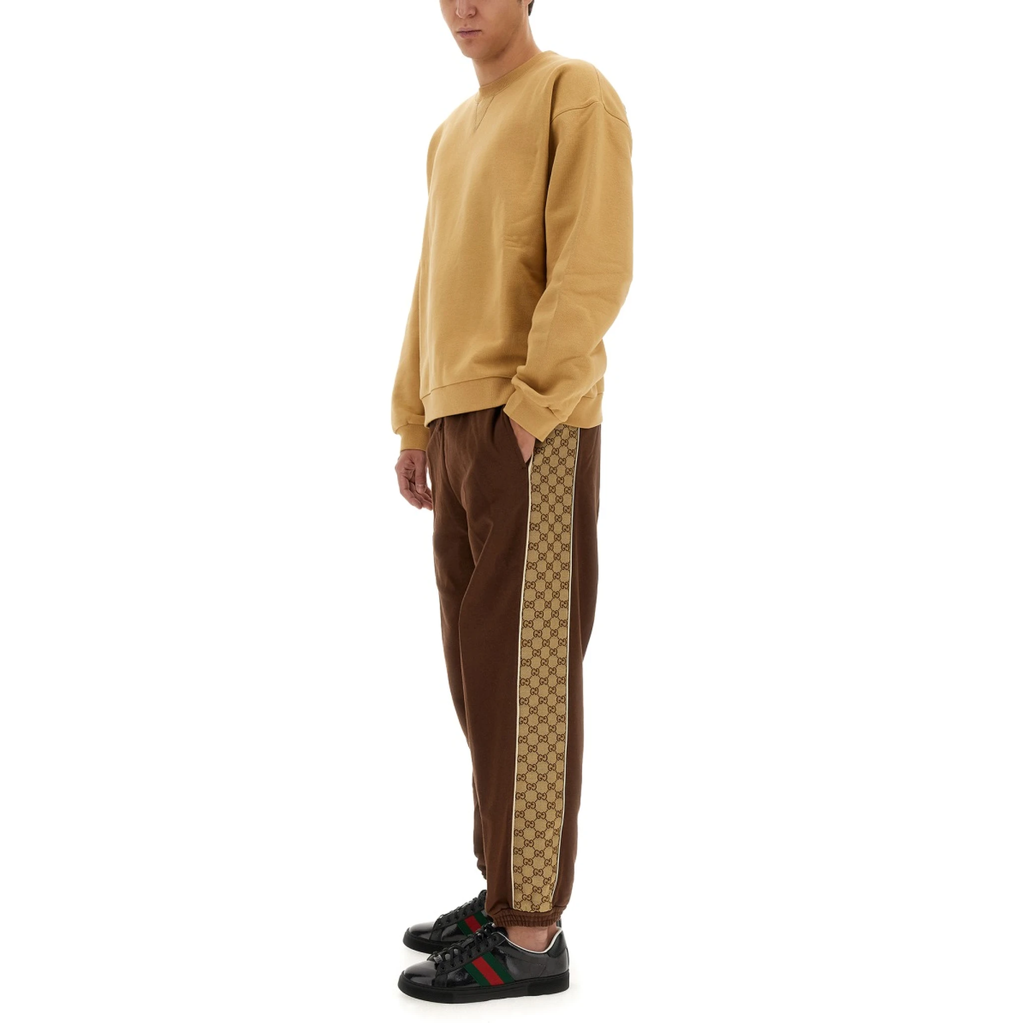SWEATSHIRT WITH WEB RIBBON
