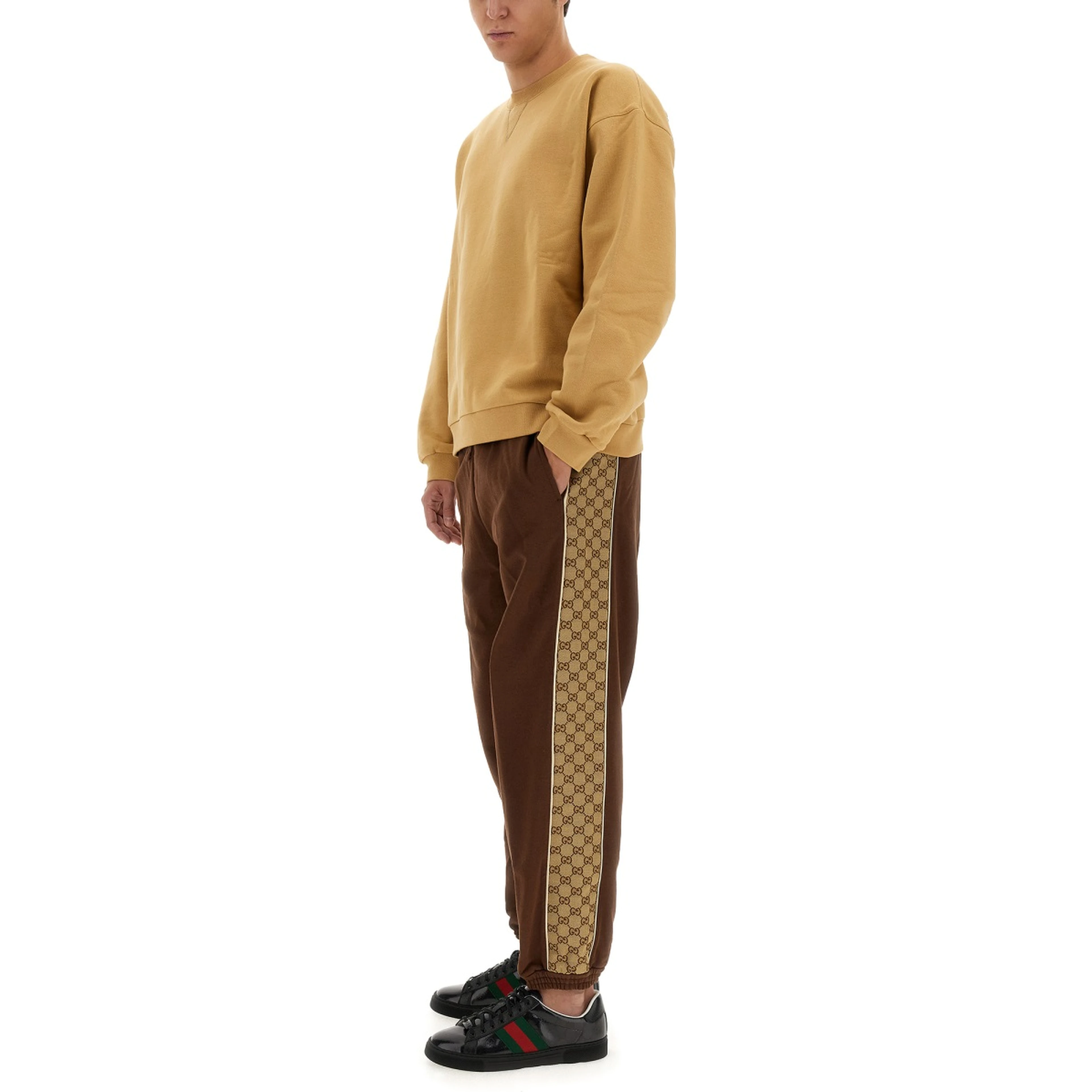 SWEATSHIRT WITH WEB RIBBON