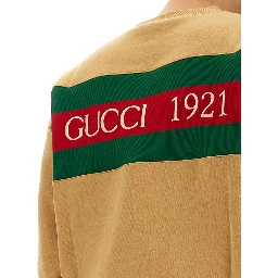 SWEATSHIRT WITH WEB RIBBON
