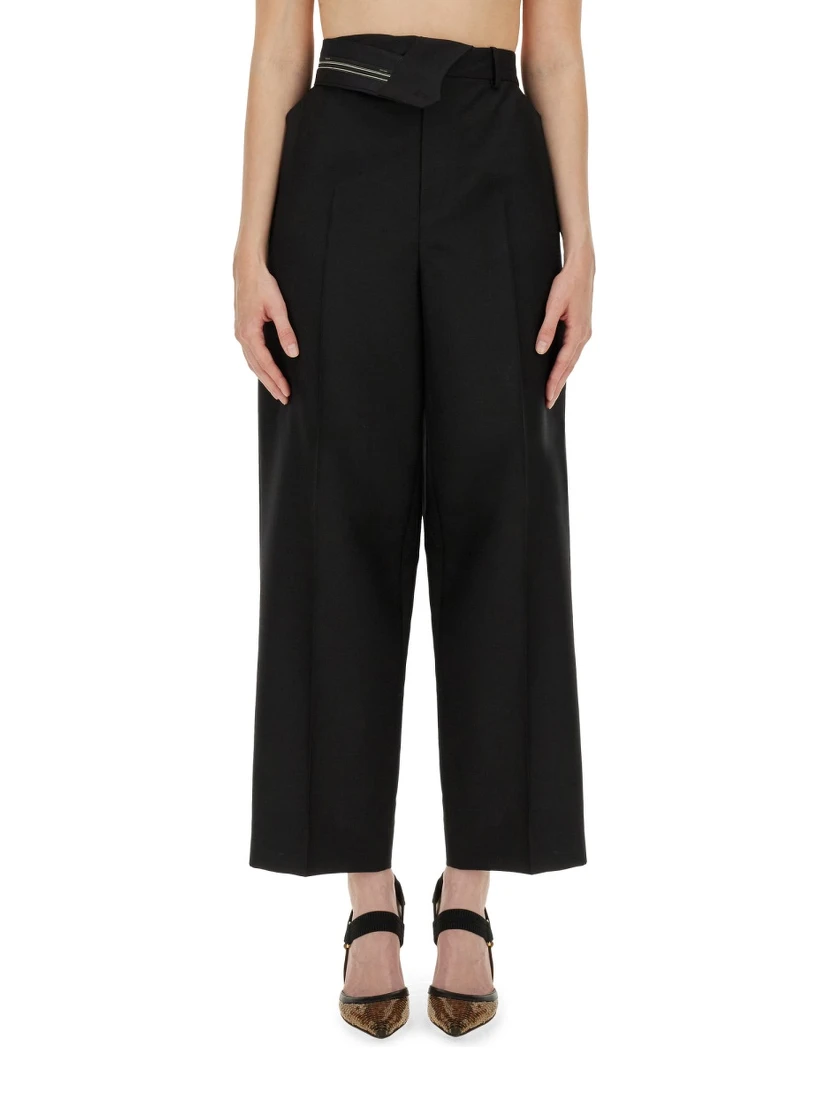 PANTS WITH ASYMMETRICAL WAIST