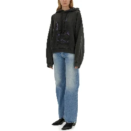 SKULL PRINT SWEATSHIRT