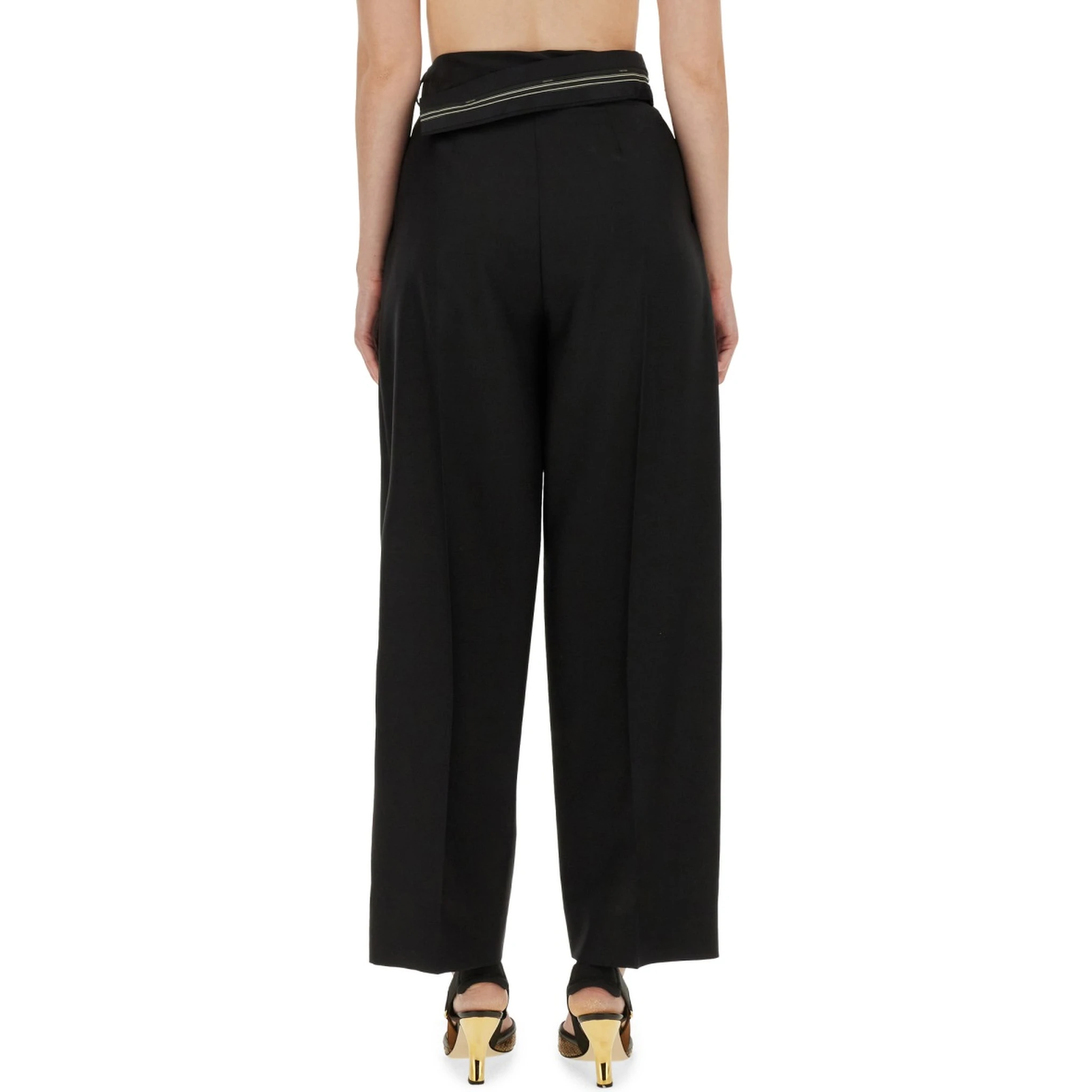 PANTS WITH ASYMMETRICAL WAIST
