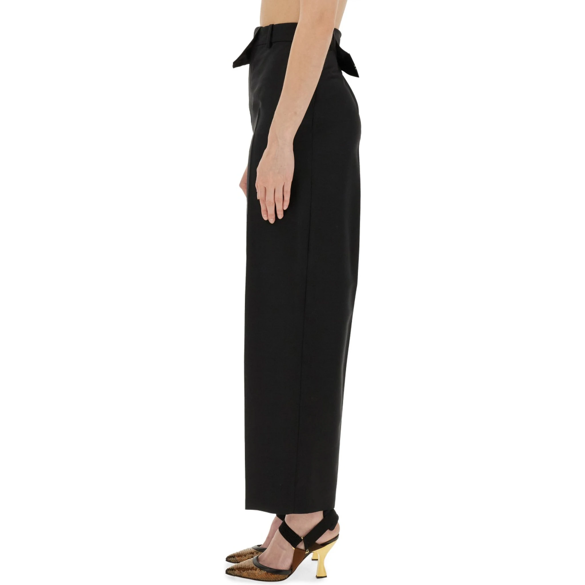 PANTS WITH ASYMMETRICAL WAIST