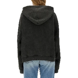 SKULL PRINT SWEATSHIRT