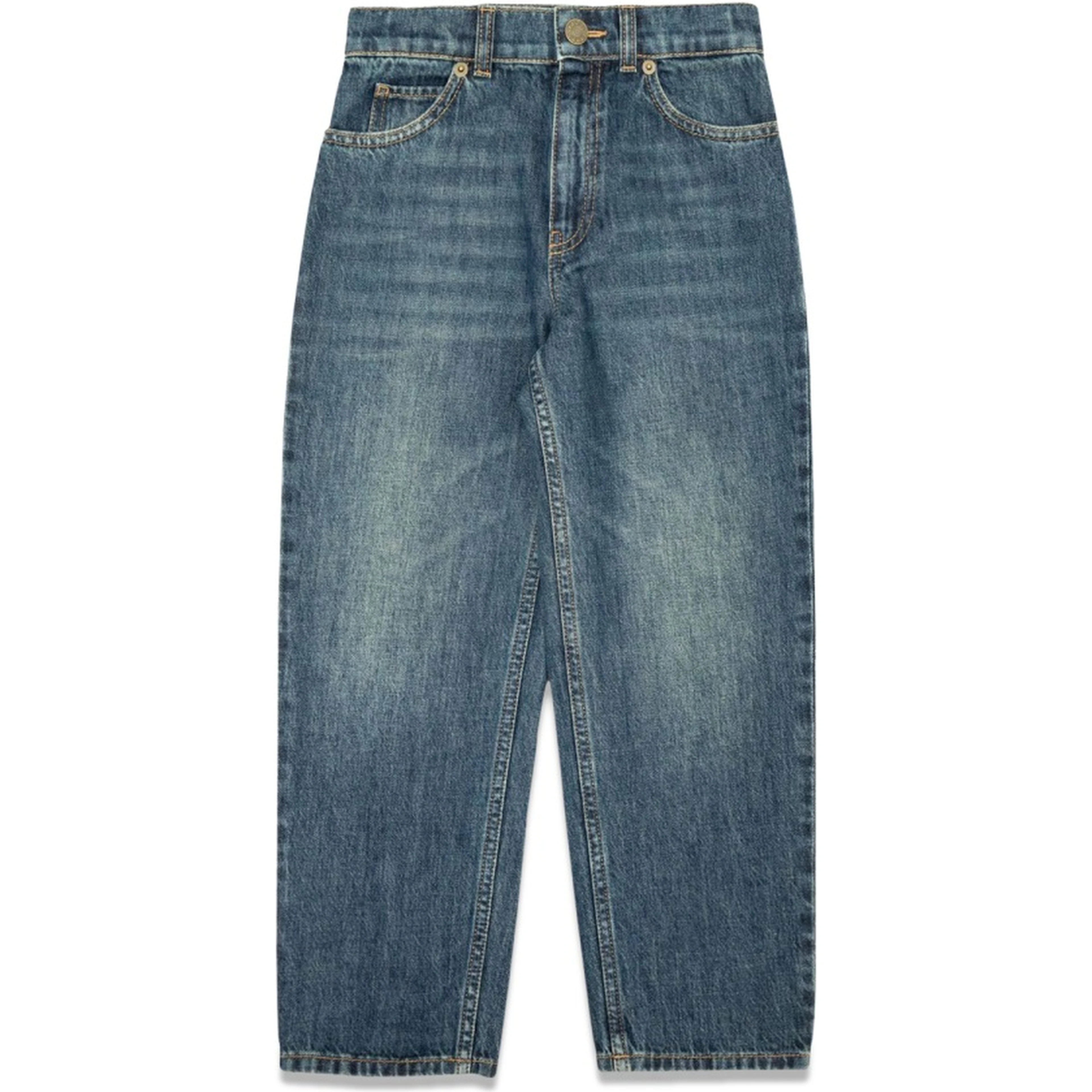 ju pants eco washed denim/ dark blue/mix