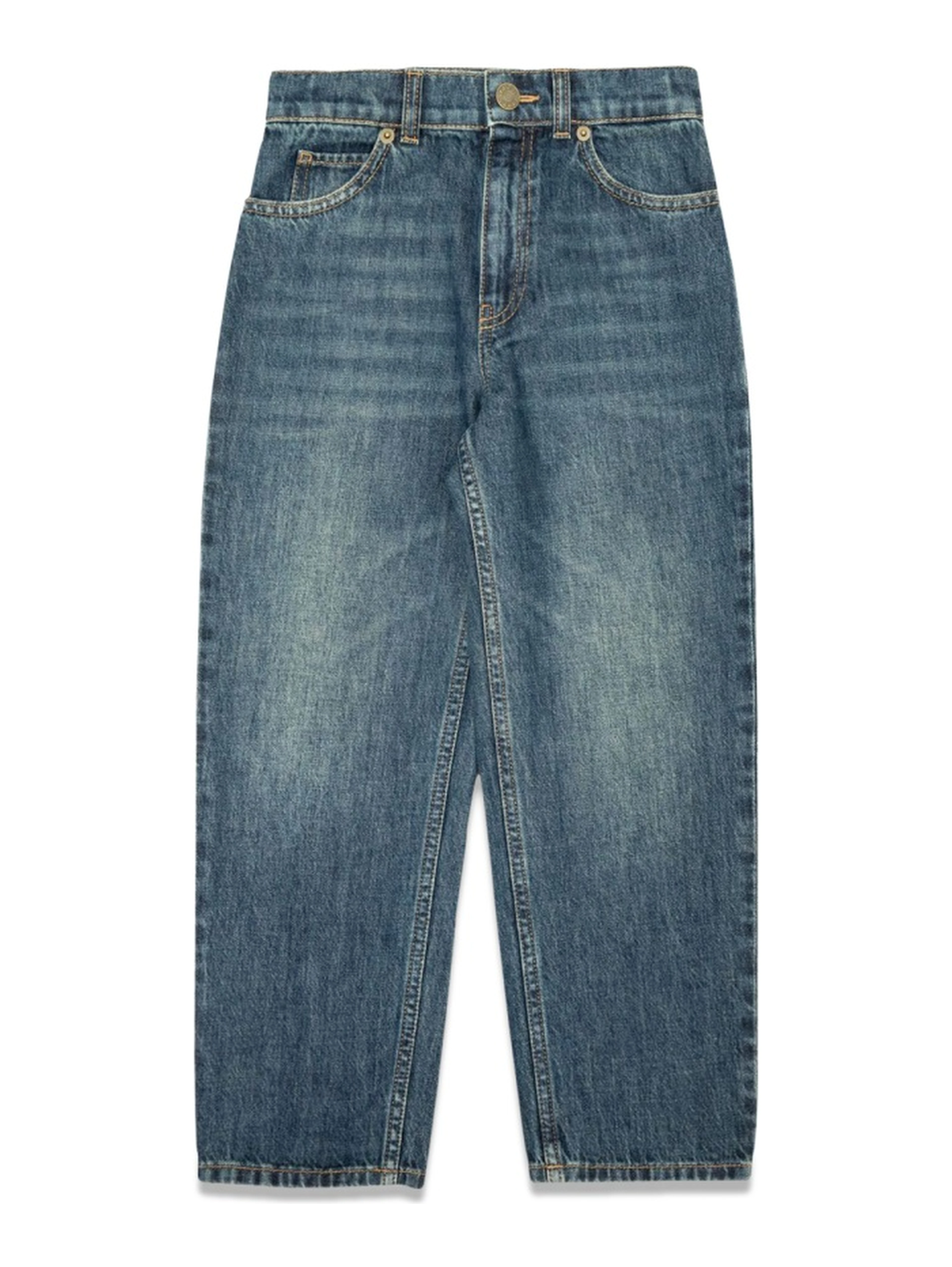 ju pants eco washed denim/ dark blue/mix