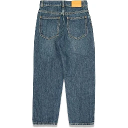 ju pants eco washed denim/ dark blue/mix