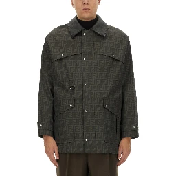 BLOUSON IN JACQUARD "FF"