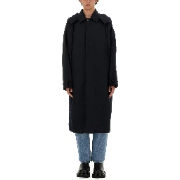 HOODED TRENCH COAT