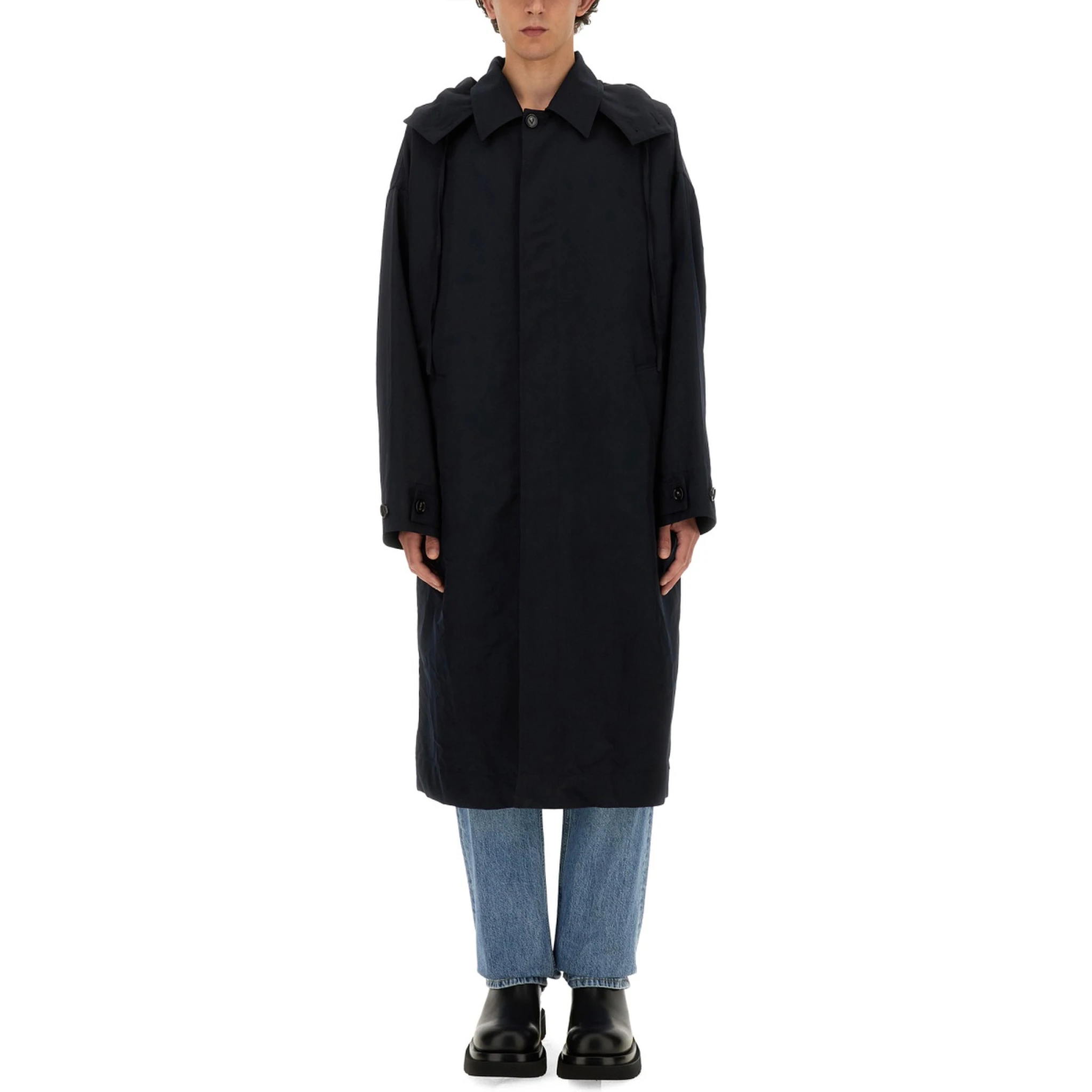 HOODED TRENCH COAT
