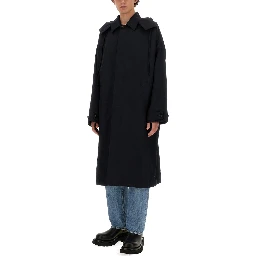 HOODED TRENCH COAT