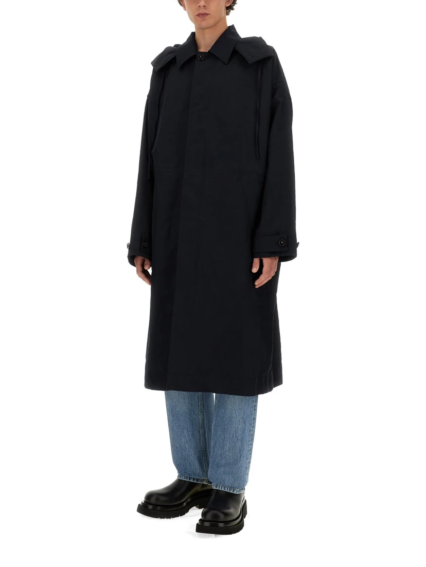 HOODED TRENCH COAT