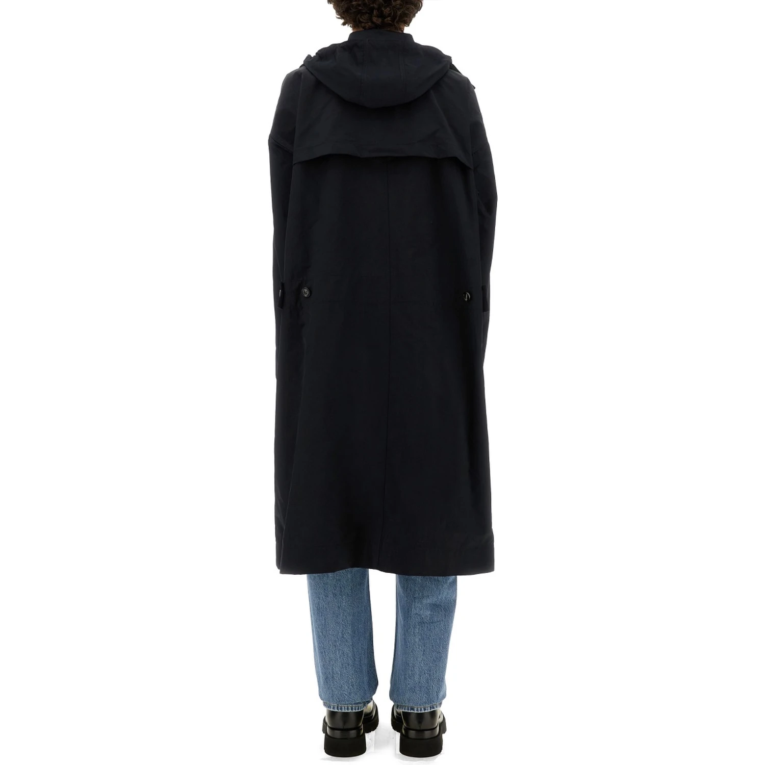 HOODED TRENCH COAT